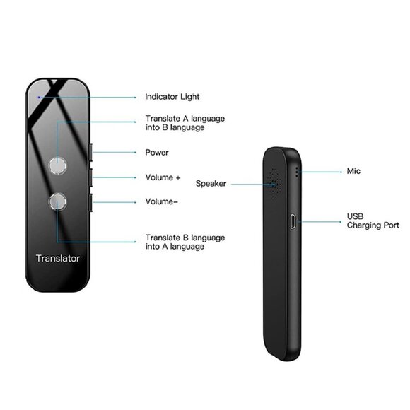137 Languages Real-Time Translator Device WiFi - Picture 4 of 4